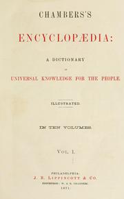 Cover of: Chambers's encyclopedia by 