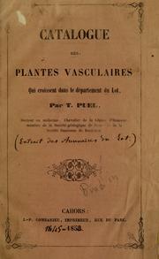 Cover of: Catalogue des plantes qui croissent dans le département du Lot.