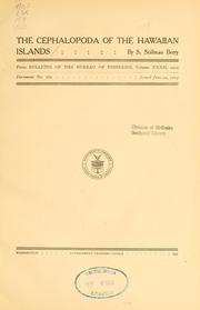 Cover of: The Cephalopoda of the Hawaiian Islands