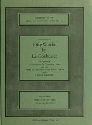 Cover of: Catalogue of fifty works by Le Corbusier [pseud.] by Le Corbusier