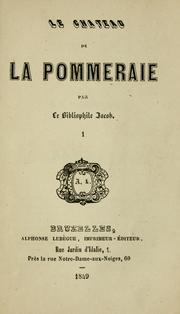Cover of: Le Château de la Pommeraie