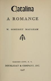 Cover of: Catalina, a romance