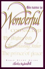 Cover of: His Name Is Wonderful by Charles R. Swindoll