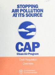 Cover of: CAP, Clean Air Program draft regulation overview