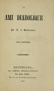 Un ami diabolique by Gondrecourt, A. de Baron