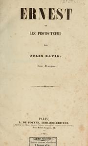 Cover of: Ernest: ou, Les protecteurs