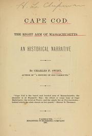 Cover of: Cape Cod, the right arm of Massachusetts: an historical narrative