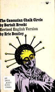 Cover of: The Caucasian chalk circle
