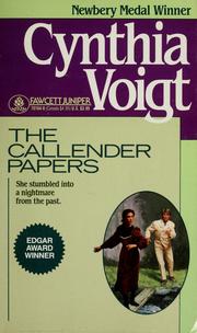 Cover of: The Callender papers