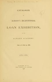 Cover of: Catalogue of Albany
