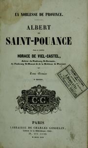 Cover of: Albert de Saint-Pouance