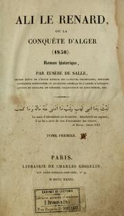 Cover of: Ali le Renard: ou, La conquête d'Alger (1830), roman historique