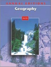 Cover of: Annual Editions: Geography 04/05 (Annual Editions)