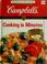 Cover of: Campbell's cooking in minutes cookbook