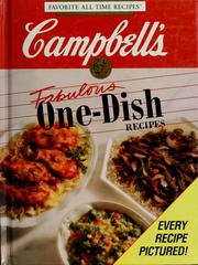 Cover of: Campbell's fabulous one-dish recipes by Campbell Soup Co.