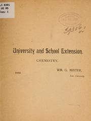 Front cover of Chemistry by William Gilbert Mixter