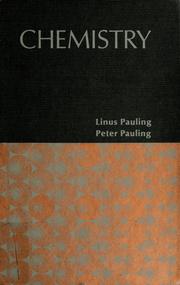 Cover of: Chemistry by Linus Pauling