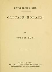 Cover of: Captain Horace by Rebecca Sophia Clarke