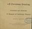 Cover of: A Christmas greeting