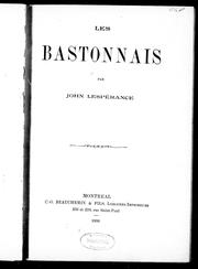 Les bastonnais by John Lespérance