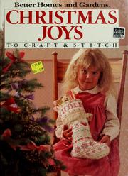 Cover of: Christmas joys to craft & stitch. by 