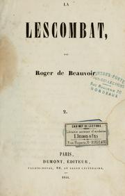 Cover of: La Lescombat