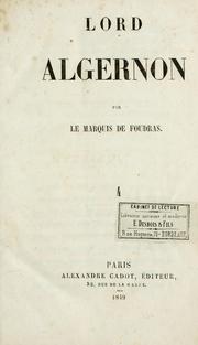 Cover of: Lord Algernon
