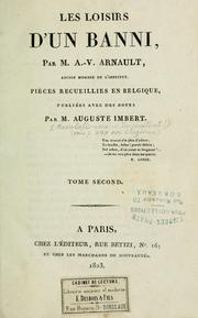 Cover of: Les loisirs d'un banni