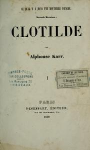 Cover of: Clotilde