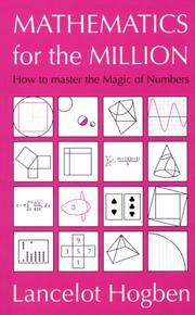 Cover of: Mathematics for the million by Lancelot Thomas Hogben