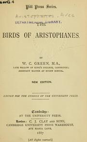 Cover of: The birds by Aristophanes