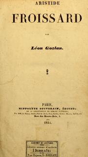 Cover of: Aristide Froissard
