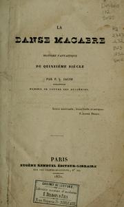 Cover of: La danse macabre: histoire fantastique du quinzième siècle