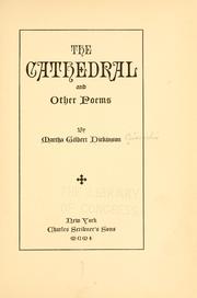 Cover of: The cathedral: and other poems