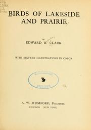 Cover of: Birds of lakeside and prairie