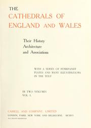 Cover of: The Cathedrals of England and Wales | 