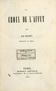 Cover of: La croix de l'affut
