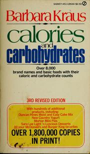 Cover of: Calories and carbohydrates