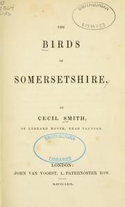 Cover of: birds of Somersetshire.