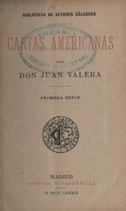 Cover of: Cartas americanas.