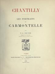 Chantilly by Francois Anatole Gruyer