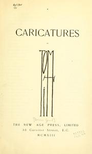 Cover of: Caricatures by Tom Tit.