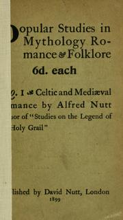 Cover of: Celtic and mediæval romance