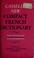 Cover of: Cassell's new compact French-English, English-French dictionary