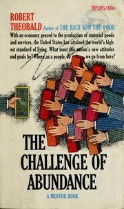 Cover of: The challenge of abundance