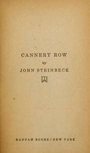 Cover of: Cannery Row. by John Steinbeck