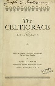 Cover of: The Celtic race