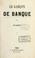 Cover of: Le garçon de banque