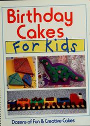 Cover of: Birthday cakes for kids.