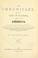 Cover of: The chronicles, of the land of Columbia
